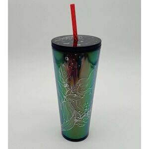 Starbucks Holiday 2023 Iridescent Siren Venti Cold Cup Tumbler 24oz NWT Limited